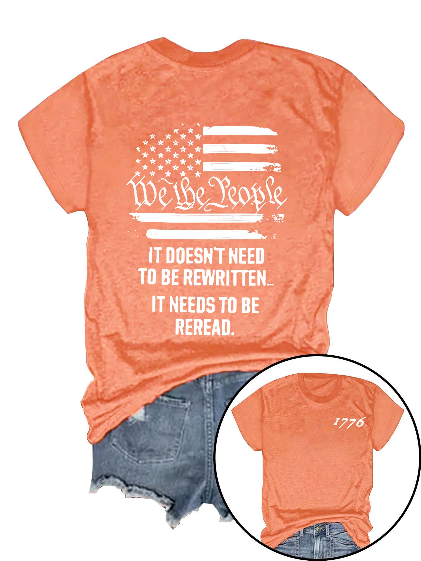 round-neck short sleeve